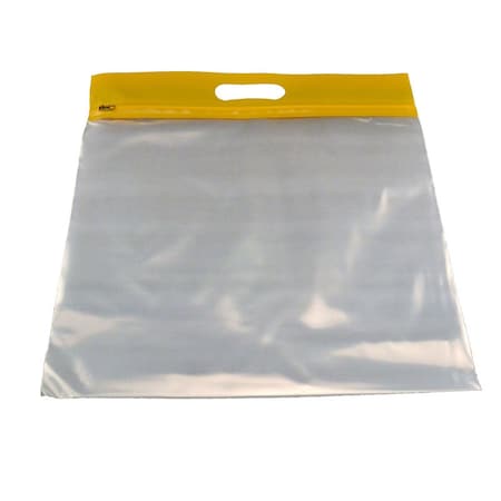 Bags Of Bags Zipafile Storage Bags Yellow, PK25 BOBZFH1413Y
